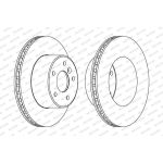 Ferodo DDF1379C-1 Bremsscheibe PREMIER Ferodo DDF1379C-1 Bremsscheibe PREMIER