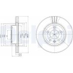 Delphi BG2908 Bremsscheibe Delphi BG2908 Bremsscheibe