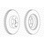 Bremsscheibe DDF1595C-1