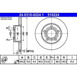 Bremsscheibe 24.0310-0224.1