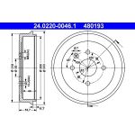 Bremstrommel 24.0220-0046.1