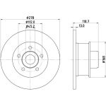 Bremsscheibe 8DD 355 100-471 Bremsscheibe 8DD 355 100-471