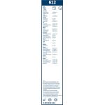 BOSCH 612 Scheibenwischer Twin 3 397 010 413