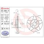 Bremsscheibe 09.7292.77