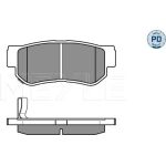 Meyle 025 235 4314/PD Bremsbelagsatz, Scheibenbremse MEYLE-PD: Advanced performance and design Meyle 025 235 4314/PD Bremsbelagsatz, Scheibenbremse MEYLE-PD: Advanced performance and design