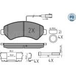 Bremsbelagsatz, Scheibenbremse 025 244 6619-2/PD Bremsbelagsatz, Scheibenbremse 025 244 6619-2/PD