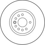 Bremsscheibe DF2778S Bremsscheibe DF2778S