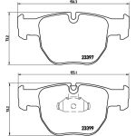 Bremsbelagsatz, Scheibenbremse P 44 012 Bremsbelagsatz, Scheibenbremse P 44 012