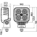 Arbeitsscheinwerfer 1GA 996 284-001 Arbeitsscheinwerfer 1GA 996 284-001