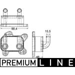Mahle CLC 168 000P Ölkühler, Motoröl BEHR Premium Line Mahle CLC 168 000P Ölkühler, Motoröl BEHR Premium Line