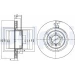 Delphi BG9009 Bremsscheibe