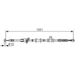 Seilzug, Feststellbremse 1 987 482 400 Seilzug, Feststellbremse 1 987 482 400