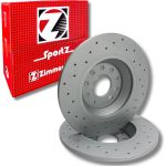 ZIMMERMANN SPORT COAT Z 600.3252.52 Bremsscheibe 300x12mm, 9/5, 5x112, voll, gelocht, beschichtet ZIMMERMANN SPORT COAT Z 600.3252.52 Bremsscheibe 300x12mm, 9/5, 5x112, voll, gelocht, beschichtet