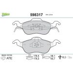 Valeo 598317 Bremsbelagsatz, Scheibenbremse