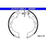 ATE 03.0137-0483.2 Bremsbackensatz ATE 03.0137-0483.2 Bremsbackensatz