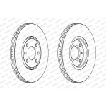 Ferodo DDF841C Bremsscheibe PREMIER Coat+ disc Ferodo DDF841C Bremsscheibe PREMIER Coat+ disc