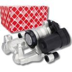 FEBI BILSTEIN 183229 Bremssattel Hinterachse links mit Motor für elektrische Parkbremse, Gusseisen FEBI BILSTEIN 183229 Bremssattel Hinterachse links mit Motor für elektrische Parkbremse, Gusseisen