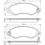 BOSCH 0 986 494 300 Bremsbelagsatz, Scheibenbremse BOSCH 0 986 494 300 Bremsbelagsatz, Scheibenbremse