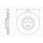 Ferodo DDF3025LC-1 Bremsscheibe PREMIER Ferodo DDF3025LC-1 Bremsscheibe PREMIER