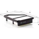 MANN-FILTER C 19 010 Luftfilter MANN-FILTER C 19 010 Luftfilter
