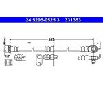 ATE 24.5295-0525.3 Bremsschlauch