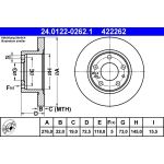 Bremsscheibe 24.0122-0262.1