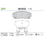 Valeo 601032 Bremsbelagsatz, Scheibenbremse Valeo 601032 Bremsbelagsatz, Scheibenbremse