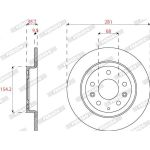 Bremsscheibe DDF2823C Bremsscheibe DDF2823C