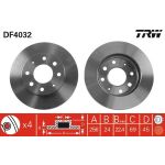 TRW DF4032 Bremsscheibe