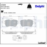 Delphi LP2659 Bremsbelagsatz, Scheibenbremse Delphi LP2659 Bremsbelagsatz, Scheibenbremse