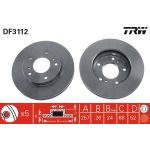 TRW DF3112 Bremsscheibe