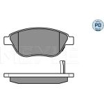 Meyle 025 239 8119/PD Bremsbelagsatz, Scheibenbremse MEYLE-PD: Advanced performance and design