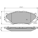 Metzger 1170867 Bremsbelagsatz, Scheibenbremse Metzger 1170867 Bremsbelagsatz, Scheibenbremse