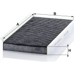 MANN-FILTER CUK 4054 Innenraumfilter, Aktivkohlefilter MANN-FILTER CUK 4054 Innenraumfilter, Aktivkohlefilter