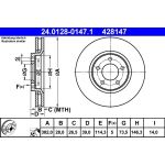Bremsscheibe 24.0128-0147.1