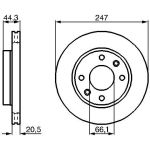 BOSCH 0 986 478 211 Bremsscheibe BOSCH 0 986 478 211 Bremsscheibe