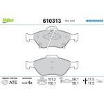 Valeo 610313 Bremsbelagsatz, Scheibenbremse E-PERFORMANCE