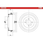 TRW DB4369 Bremstrommel TRW DB4369 Bremstrommel