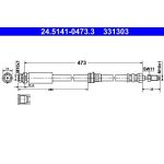 Bremsschlauch 24.5141-0473.3 Bremsschlauch 24.5141-0473.3