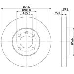 Bremsscheibe 8DD 355 110-621
