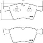Bremsbelagsatz, Scheibenbremse 8DB 355 014-191 Bremsbelagsatz, Scheibenbremse 8DB 355 014-191