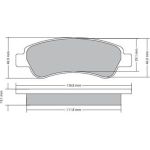 Metzger 1170085 Bremsbelagsatz, Scheibenbremse Metzger 1170085 Bremsbelagsatz, Scheibenbremse