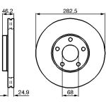 BOSCH 0 986 479 C81 Bremsscheibe