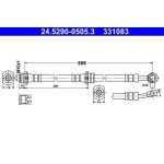 ATE 24.5290-0505.3 Bremsschlauch ATE 24.5290-0505.3 Bremsschlauch