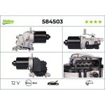 Valeo 584503 Wischermotor Valeo 584503 Wischermotor