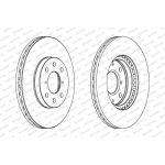 Ferodo DDF1520C Bremsscheibe PREMIER Coat+ disc Ferodo DDF1520C Bremsscheibe PREMIER Coat+ disc
