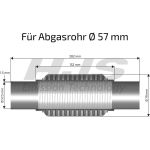 Flexrohr, Abgasanlage 83 00 8540 Flexrohr, Abgasanlage 83 00 8540