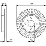 Bremsscheibe 0 986 479 616 Bremsscheibe 0 986 479 616