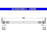 ATE 24.5229-0265.3 Bremsschlauch