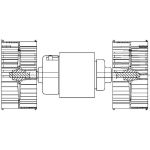 Innenraumgebläse AB 87 000P Innenraumgebläse AB 87 000P